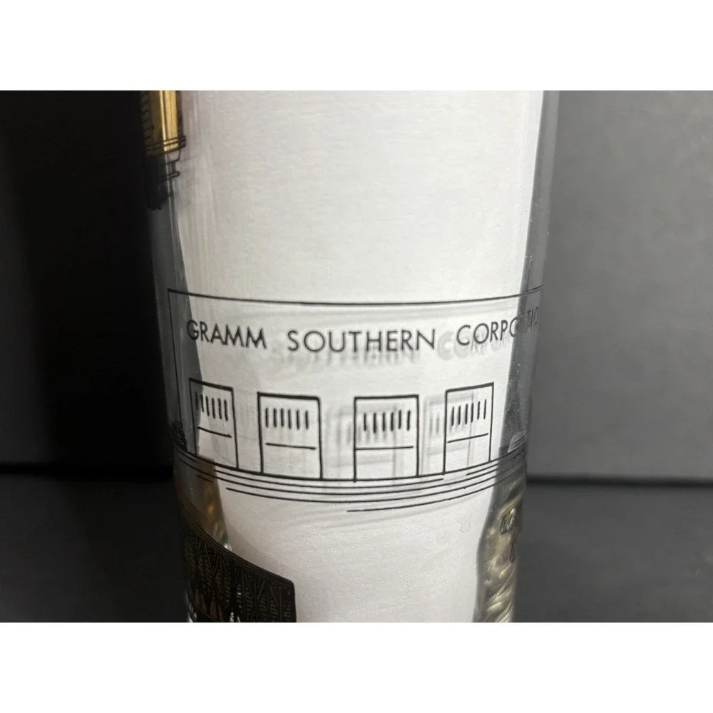 4 Gramm Southern Corporation Highball Drinking Glasses NC Shipping Company *READ
